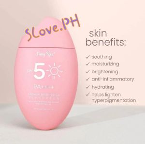 💯ORIGINAL Fairyskin Premium Brightening Sunscreen & Fairy Skin Premium Tinted Sunscreen with SPF50 PA++++ 50g