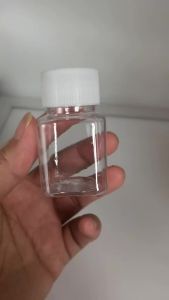 100pcs 200pcs Clear Plastic Square Bottle 30ml 50mlTransparent Empty Packaging Container Refillable Bottles
