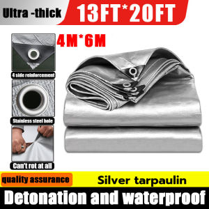 ✨High quality✨Trapal waterproof makapal outdoor portable tarpaulin Multiple sizes available With holes Truck Covers building Rainproof Rain Proof Tarpaulin Roof smart weather net shade for rain and sun Anti-aging Can be used for 50 years