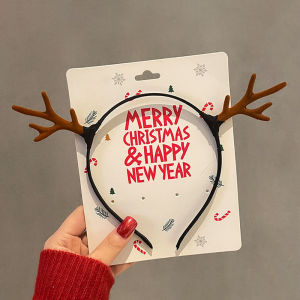 Christmas Headband Childrens Hair Accessories Hair Clip Holiday Gift Antler Hairpin Party Costume Headband cos Hair Accessories
