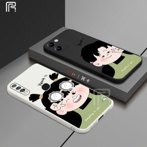 (Lokal Ready) Casing hp Vivo IQOO Z7X V27e V25 V25e V19 V9 V21 V20 V23e Y85 S1 S1 Pro Gambar Anak Laki-laki Dan Perempuan Yang Sedikit Gemuk Phone Cover