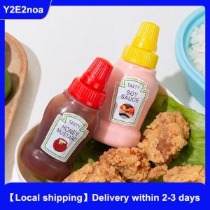 【Local shipping】 3PCS 2PCS Mini Seasoning Sauce Bottle Portable Tomato Ketchup Bottle Salad Dressing Container for Bento Lunch Box Kitchen Jars