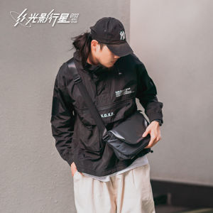 GYXX/Star Trace Crossbody Bag Mens Shoulder Bag Bearing Bag Machine Can Be Used For Out And Out carry chest bag commuter bagWaterproof