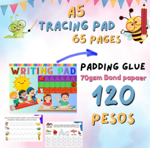 TRACING / WRITING PAD FOR KIDS (50 sheets)