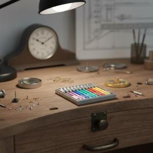 10เครื่องมือซ่อมแซมนาฬิกาข้อมืออัลลอยพร้อมด้ามจับป้องกันการลื่นรวมอยู่ในตลับอะคริลิกใสสำหรับเข้าถึงได้ง่ายงานบำรุงรักษานาฬิกา