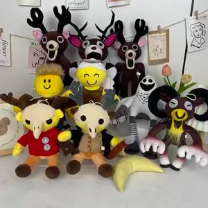 Hot Sale of New Products 99 Night 99Nights Horror Game Peripheral Elk Plush Toy Doll