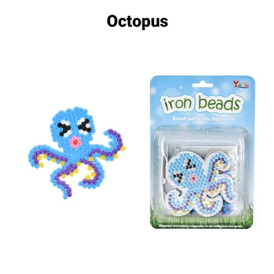 DIY 14000 PCS Perler Beads Fuse Beads Kit DIY for Kids Adults 3D Puzzle Set Toy 2.6mm Beads