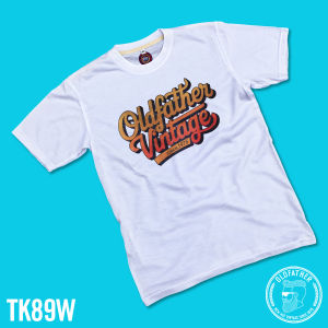 เสื้อยืดคอกลมแขนสั้น ผ้าTK พิมพ์ระบบ Sublimation นุ่ม สวมใส่ สบาย ระบายอากาศไม่ร้อน ( รหัสสินค้า TK 89 )