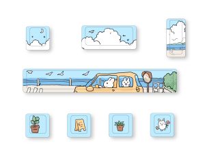 ZIFRIEND 8pcs Keycaps PBT Dye-sublimated cherry Height Customized Mechanical Keyboard Keycaps