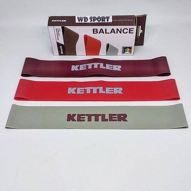 Resistance Band Kettler in1 Silver Red Burgundy Resistant