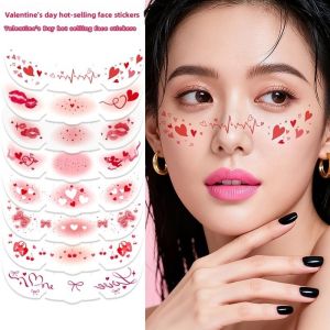 PHANT Waterproof Freckles Blush Tattoo Stickers Valentines Day Disposable Glitter Face Temporary Tattoo Makeup Party DIY Funny Face Tattoo Sticker Make Up