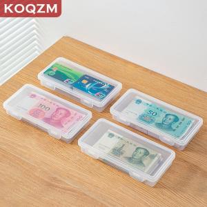 [COD] KOQZM KITCHEN Portable Storage Box Paper Money Album Currency Case Coin Storage Collection Boxes Holder Transparent Plastic Case