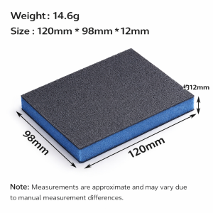 Heavy Duty Rust Remover Sponge Multi-Purpose Cleaning Scrub Pad | Kitchen Metal Wood Polishing Block