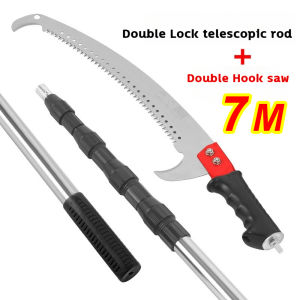 High Branch Saw 7/9M Pole Saw For Tree Trimming Telescopic DoubleLock Pruning Saw Tree Pruning Tool