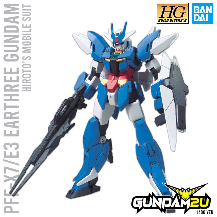 BANDAI HG 1/144 Earthree Gundam + Core Gundam - High Grade HGBDR 01 ...