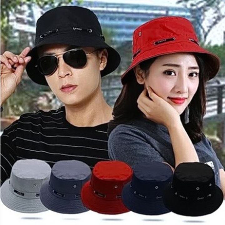 Sport Plain Affordable Korean Bucket Hat Unisex