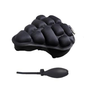 Bicycles Saddles Cover 3D Padded Seats Cover Watertight Bikes Seats Cover Inflatable Nonslip Bicycles Seats Cushion