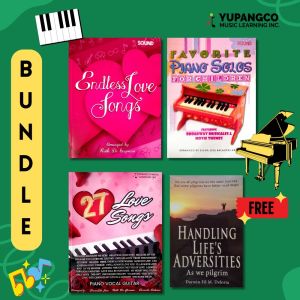 27 LOVE SONGS FOR PIANO/ENDLESS LOVESONGS FOR PIANO/FAVORITE PIANO SOLOS FOR CHILDREN-BOOKS FOR PIANO VOICE GUITARBUNDLE with FREEBIES HANDLING LIFE ADVERSITIES