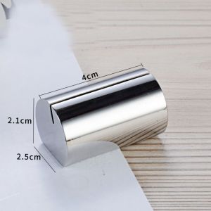 GONOVO STUDIO Stainless Steel Card Holder Creative Solid Label Holder Display Stand Funny Number Sign Holder Table Number