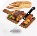 High quality Small Bread knife / Small steak knife with stainless steel Wood handle，Kitchen Tools (20cm). 