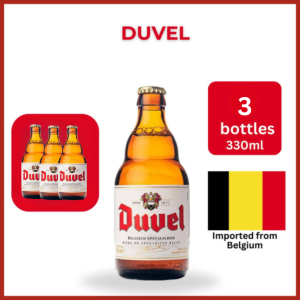 Duvel Belgian Strong Ale Beer 330ML – 3/6/12 Bottles | 8.5% ABV Premium Craft Beer | Imported from Belgium