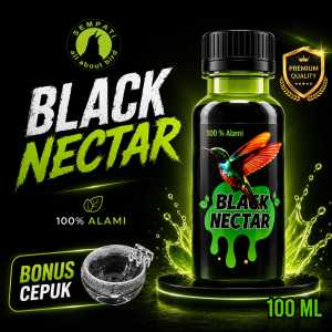 SEMPATI Black Nektar 100ml Black Nectar Pakan Konin Kolibri Pleci Sogon Kowul Makanan Minuman Harian Lomba Instant Instan Gacor Penggacor Burung BLNCT