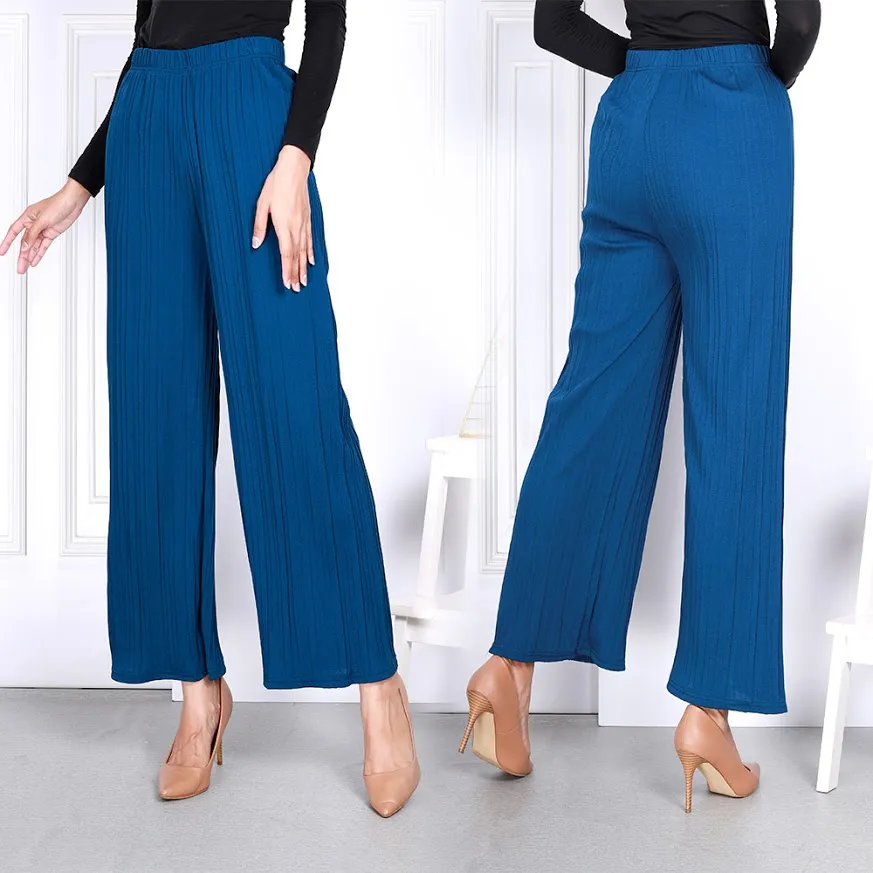 Assorted Brands Aegean Blue Casual Pants, Women's Fashion, Muslimah  Fashion, Bottoms on Carousell