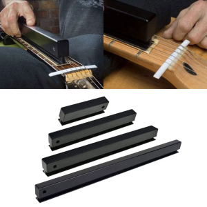 Guitar Fret Leveler Fret Sanding Leveling Beam File Bar Luthier Tool for Guitar & Bass Aluminum Understring Leveler