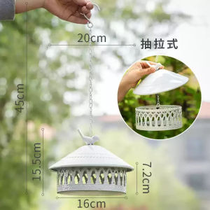 LDIES 1pc Metal Incense Plate Ornament Outdoor Mosquito Coil Hanging Incense Burner Courtyard Decoration Ornaments Gardening Pendant T7H3N