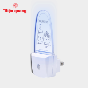 Đèn ngủ cảm biến LED Điện Quang ĐQ LNL10 B (Cảm biến quang xanh dương)