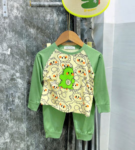 Bộ Dài Tay Thun Lạnh MINKY MOM In Hình Động Vật Dễ Thương Cho Bé 0-8 Tuổi Phù hợp Bé Từ 8-26kg