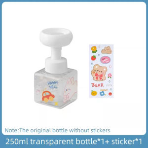 BOSSLU Tempat Sabun Model Tekan Berbusa Gelembung Bentuk Bunga Flower Stamp Hand Soap