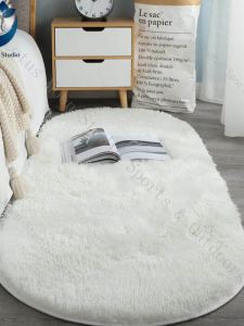 INS Style Plush Oval Rug