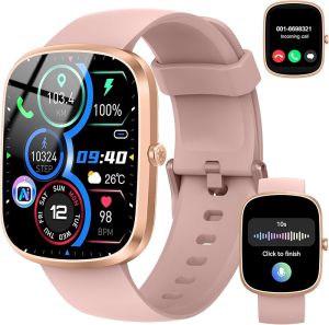 AI Smart Watch with ChatGPT1.91"HD Screen Smartwatch for Men Women( Answer/Make Calls) Fitness Watch with/Sleep Monitor IP68 Waterproof Voice Assistant Health Analysis for Android iOS
