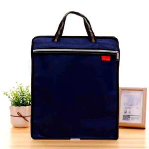 Zipper Bag Portable Paper Storage Organizer & School Supplies Office Bag w/ Handle