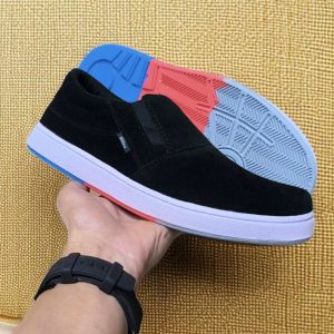 Sepatu Pria Casual Slip On Tanpa Tali Kasual Cowok Terbaru Aldhis A 2270 Hitam Low Black