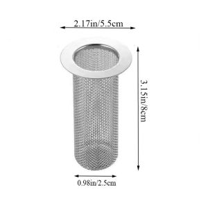 GONOVO Thép không gỉ 1 cái Phòng tắm nhà bếp Chống sâu bệnh Lưới Bẫy tóc Dụng cụ lọc bồn rửa Thoát nước sàn Dụng cụ Bắt tóc
