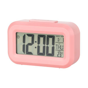 VIVOLILV 【Local Stock】LED Mini Digital Snooze Alarm Clock With Backlight Ime Calendar Table Digital Alarm Clock Loud Sound Noise Clock