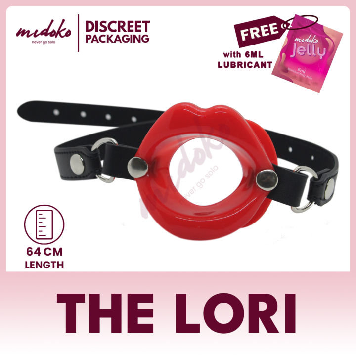 Midoko Open Lips Mouth Gag BDSM Tool Sex Toy Bondage for Couples