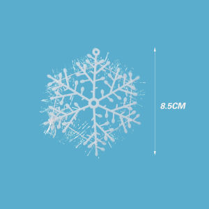 ของขวัญต้นไม้คริสต์มาสแขวนเกล็ดหิมะคริสต์มาสสีขาว90/30ชิ้นของตกแต่งวันคริสต์มาสเกล็ดหิมะปลอมแบบทำมือของขวัญตกแต่งบ้านงานเลี้ยงปีใหม่