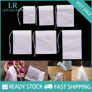 LF Wholesale✨Flash Sale ✨ ถุงชาแบบไม่ทอแบบไม่มีเชือกกรองแบบปิดผนึกด้วยความร้อน100ชิ้นกระดาษถุงชาสมุนไพร