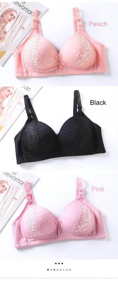 KM Women Plus Size 38-42 Comfy Moment No Under Wire Bra Big Cup Strong  Elastic Padded Lingerie [L27519]