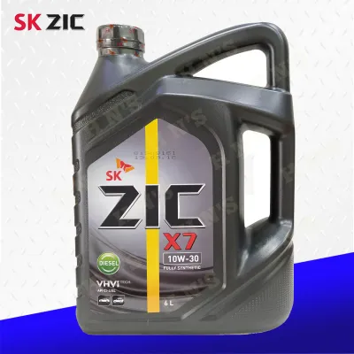 SK ZIC X7 DIESEL 10W-30 Fully Synthetic Motor Oil (6 Liters)