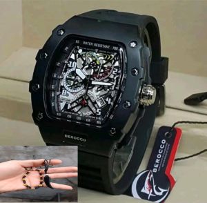 JAM TANGAN PRIA SPORT BISA DI PAKAI BERENANG CHORONO VARIASI TANGGAL AKTIF {FREE GELANG-KALUNG DAN BOX JAM TANAGAN}