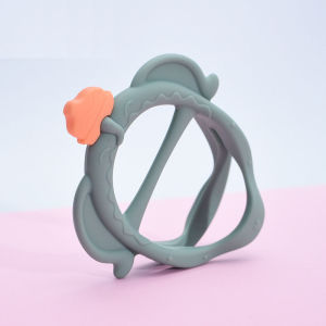 LAKOE Teether bayi / teether gelang bayi Bahan silikon BPA FREE