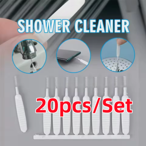 20pcs/Set Shower Head Cleaning Brush Gap Hole Anti Clogging Cleaning Brush Shower Nozzle Pore Cleaning Brush