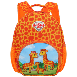 Balo mầm non SAKOS LOLLIPOP - Họa tiết thế giới động vật bắt mắt Trọng lượng siêu nhẹ bảo vệ cơ thể non nớt của trẻ.