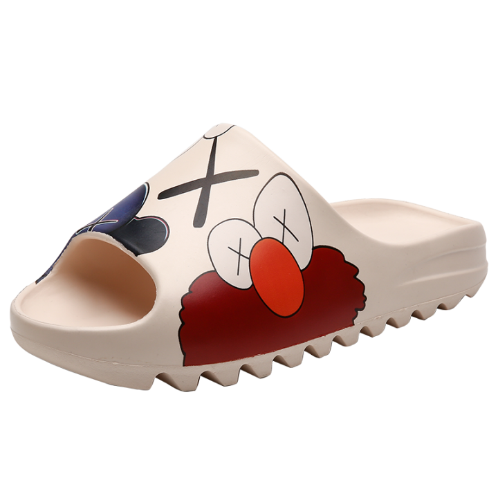 ZYZ Kanye Yeezy Slides x Kaws Cartoon Casual Slipper for Women