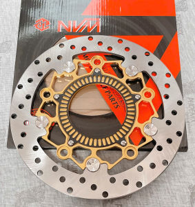 ( Gi ảm Ngay 80K ) ĐĨA THẮNG TRƯỚC Cho Dòng Xe WINNER V4_ 5 LỖ_ SIZE 267MM_ Có Sẵn Lòng ABS_ NÚT INOX Bằng 304 SIÊU SÁNG. Màu Vàng Đậm NHé!!!