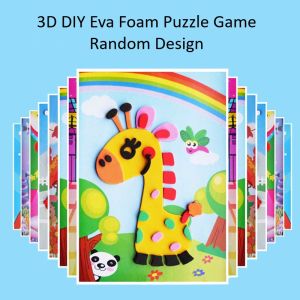 3D EVA Foam Sticker DIY Animal Puzzle Early Education toys Art Sticker Montessori Toys for Kid